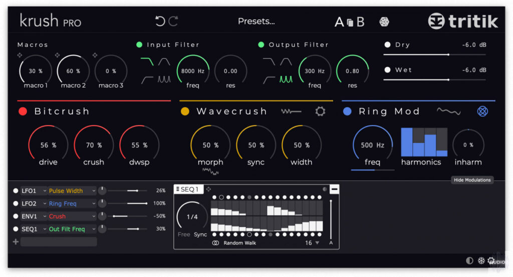 立体声调制器-Tritik Krush Pro v1.1.0 Incl Patched and Keygen-R2R-YU158-音频制作系统办公资源