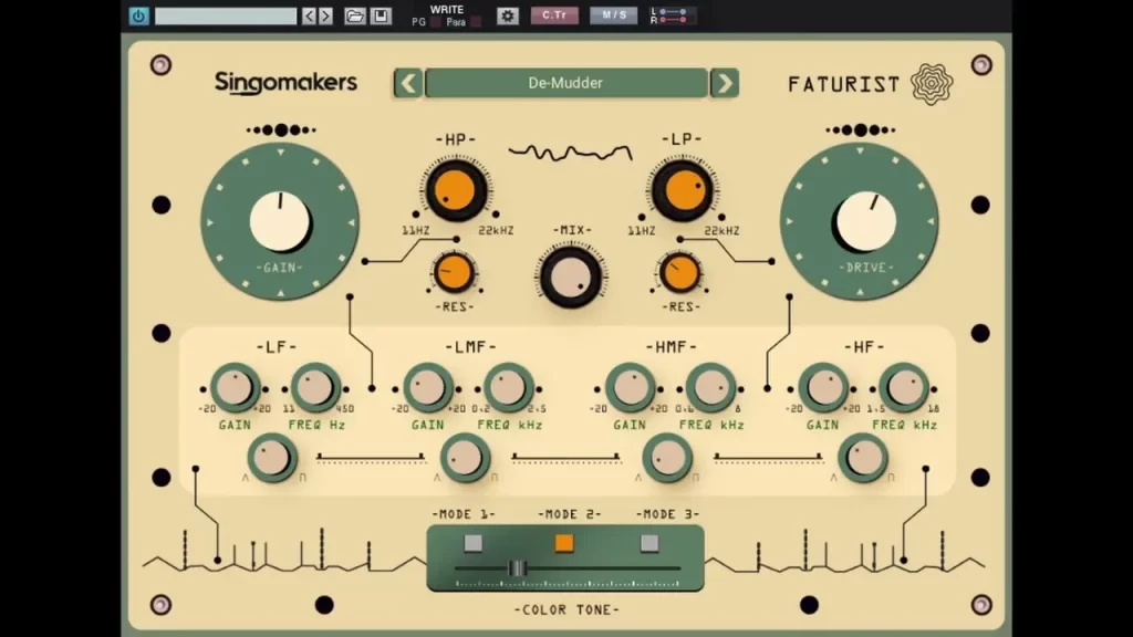 饱和度和失真多功能效果器 Singomakers Faturist v1.0.0 WIN-YU158-音频制作系统办公资源