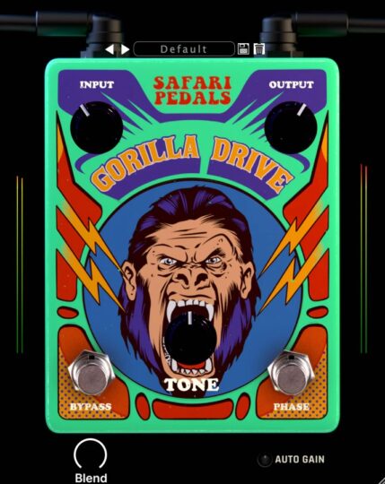 大猩猩过载 Safari Pedals Gorilla Drive – Warm analog saturation in a plugin 1.0.23 WIN-YU158-音频制作系统办公资源