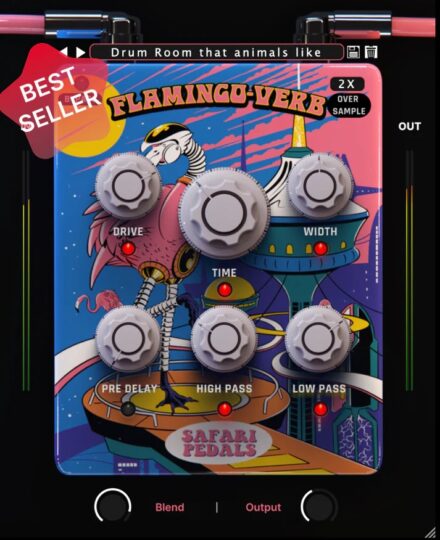 火烈鸟混响 Safari Pedals Flamingo Verb 4 wild reverbs in one plugin 1.13.6 WIN-YU158-音频制作系统办公资源