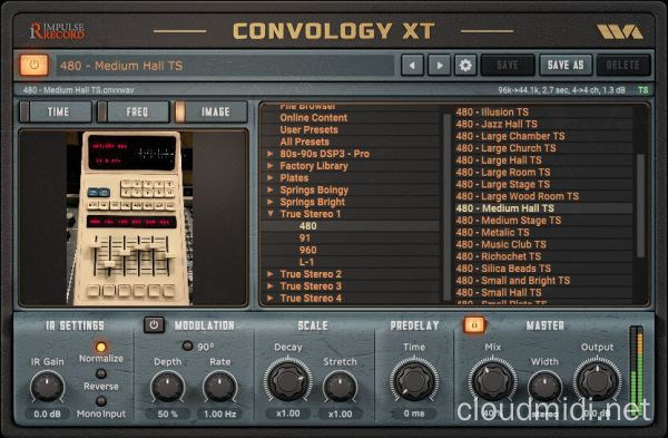 卷积混响效果器 Wave Arts Convology XT Complete v1.28 TCD WIN-YU158-音频制作系统办公资源