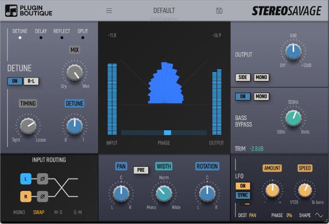 立体声处理效果器  Credland Audio StereoSavage v2.0.1 插件 WIN-YU158-音频制作系统办公资源
