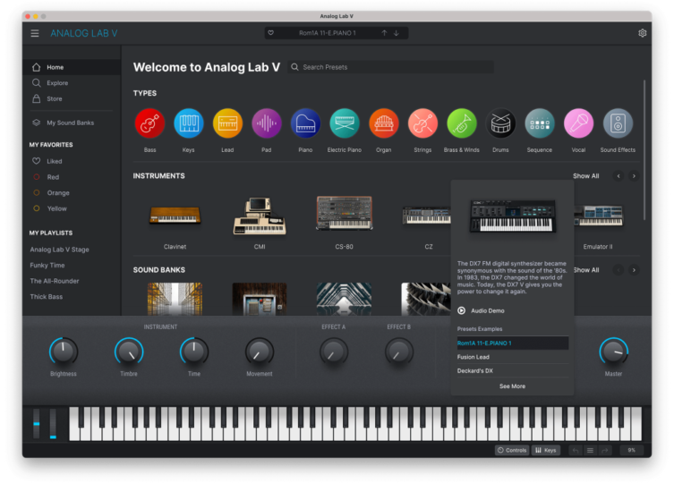 键盘合成器 Arturia Analog Lab V v5.6.1 WIN/MAC-YU158-音频制作系统办公资源