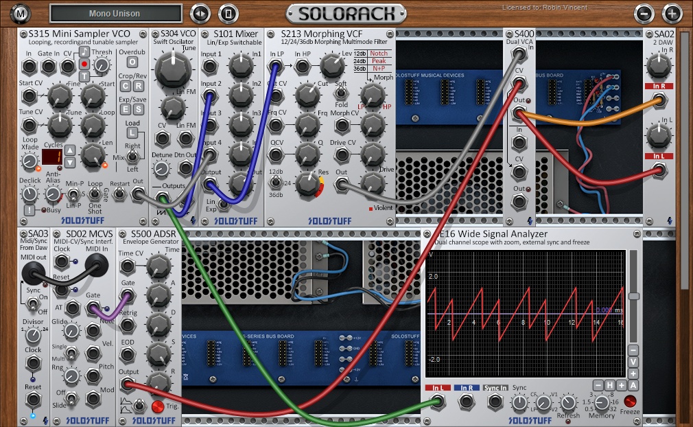 模块化合成器 SoloStuff SoloRack v2.1 Incl Keygen WIN-YU158-音频制作系统办公资源