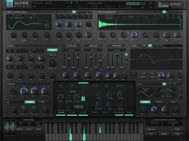 现代合成器 Slate Digital ANA 2 v2.5.0 U2B macOS-YU158-音频制作系统办公资源