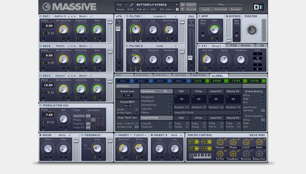 低音合成器 Native Instruments Massive v1.5.11 WiN-YU158-音频制作系统办公资源