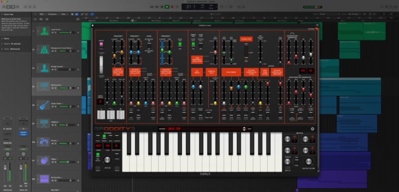 现代经典合成器 GForce Oddity3 v1.0.0 WiN/MAC-YU158-音频制作系统办公资源
