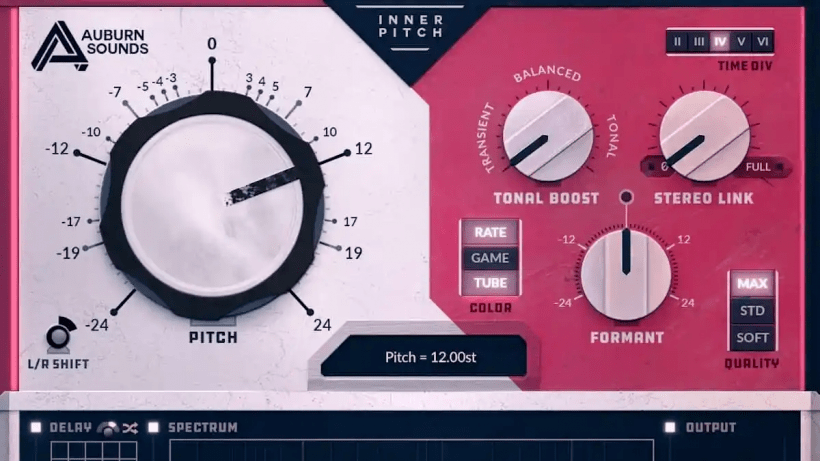 有趣的变调插件 Auburn Sounds Inner Pitch 1.0.0 WIN-YU158-音频制作系统办公资源
