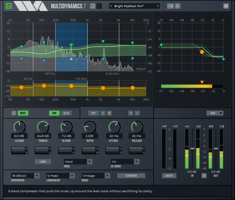 多频段动态处理器 – Wave Arts MultiDynamics 7 v7.03 WIN-YU158-音频制作系统办公资源