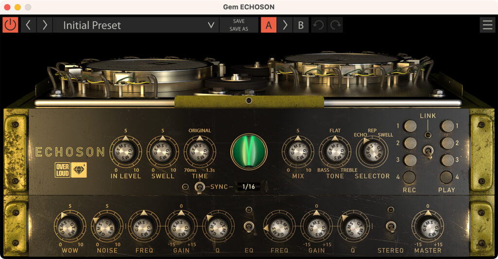 传奇磁鼓延迟回音插件 Overloud Gem ECHOSON v1.0.7 WiN/MAC-YU158-音频制作系统办公资源