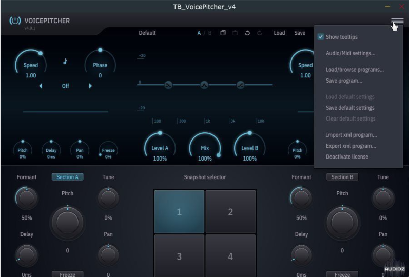 人声合唱变调效果器-ToneBoosters VoicePitcher 4.0.1 WIN-YU158-音频制作系统办公资源