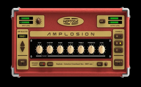 吉他放大器插件 Heptode Amplosion v1.1.1 WiN-YU158-音频制作系统办公资源
