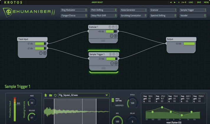 声音处理插件 Krotos Dehumaniser II v1.4.0-R2R WiN-YU158-音频制作系统办公资源