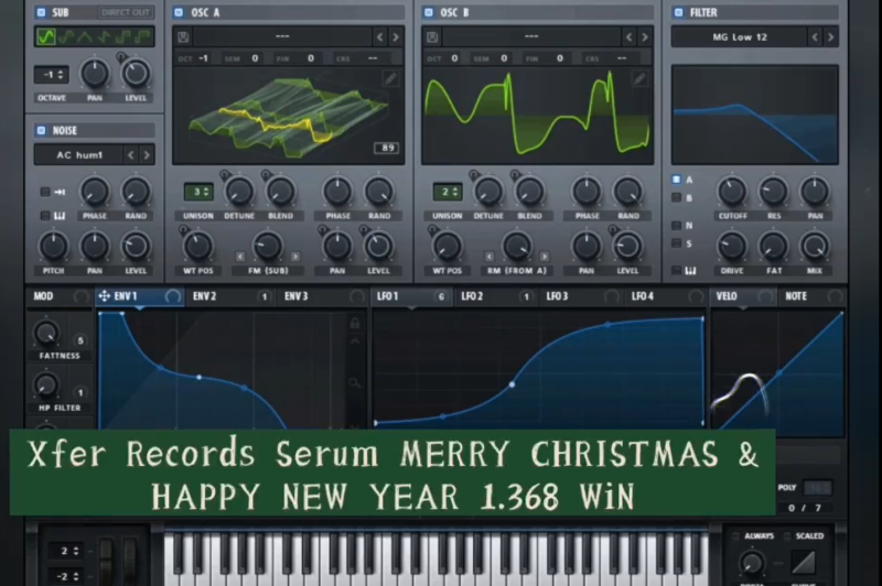 血清合成器圣诞版 Xfer Records Serum v1.368 WIN-YU158-音频制作系统办公资源