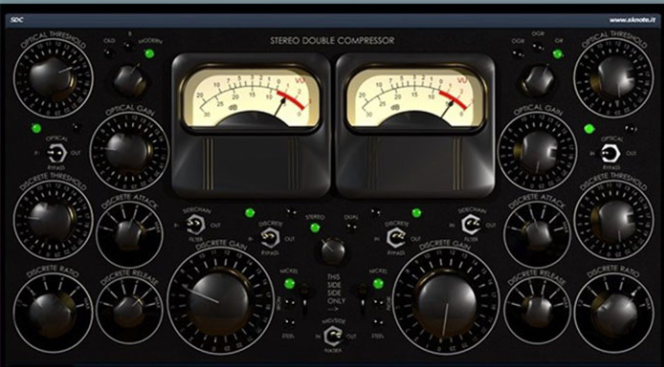 立体声母带压缩器 SDC–Stereo Double Compressor for Win/Mac-YU158-音频制作系统办公资源