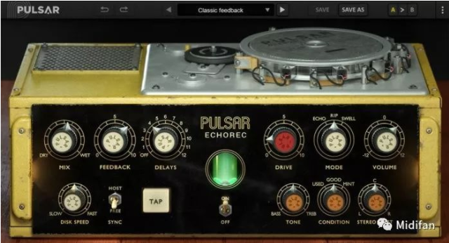 回声延迟插件-Pulsar Audio Pulsar Echorec v1.4.4 R2R-Win-YU158-音频制作系统办公资源