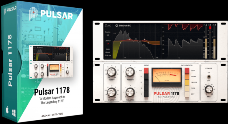 场效应管压缩效果器-Pulsar Audio Pulsar 1178 v1.2.4 R2R-Win-YU158-音频制作系统办公资源