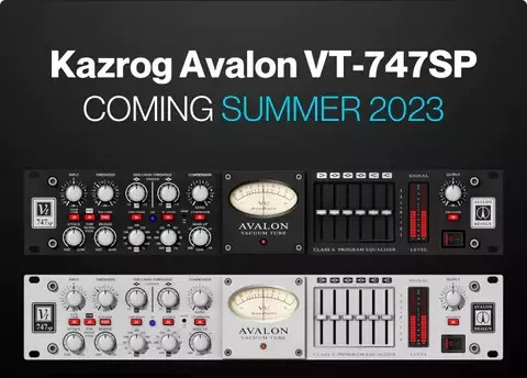 艾威龙 母带处理器插件 Kazrog.Avalon.VT747SP.v1.0.0-FLARE-YU158-音频制作系统办公资源