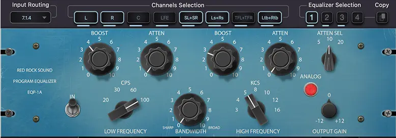 经典均衡器插件 Red Rock Sounds EQP-1A v1.0.1 WiN-YU158-音频制作系统办公资源