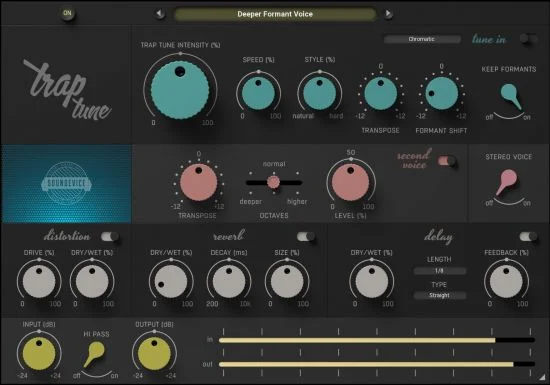人声自动调音插件-Soundevice Digital TrapTune v1.2.0 WiN/MAC-YU158-音频制作系统办公资源