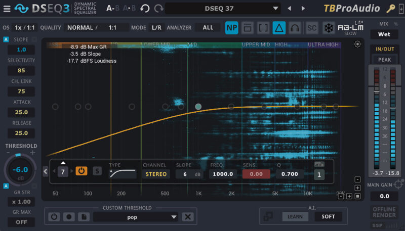动态均衡器 TBProAudio DSEQ3 v3.8.3 Regged WIN-YU158-音频制作系统办公资源