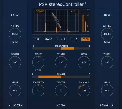 立体声信号校正插件 PSPaudioware.PSP.stereoContoller2.v2.0.0-R2R WIN-YU158-音频制作系统办公资源