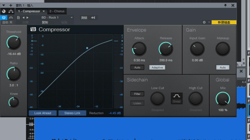 如何使用Studio One压缩效果器-YU158-音频制作系统办公资源
