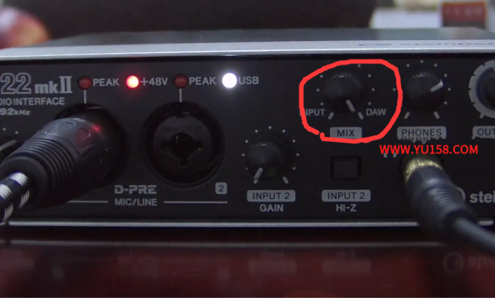 ur22mkii跳线 雅马哈ur22mkii链接机架教程studio one设置教程-YU158-音频制作系统办公资源