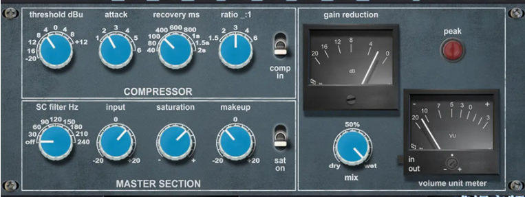 动态压缩器 Red Rock Sound Comp 609 v3.5.0 WiN-YU158-音频制作系统办公资源