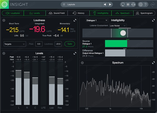 音频后期分析插件 iZotope Insight 2.1.1 WIN-YU158-音频制作系统办公资源