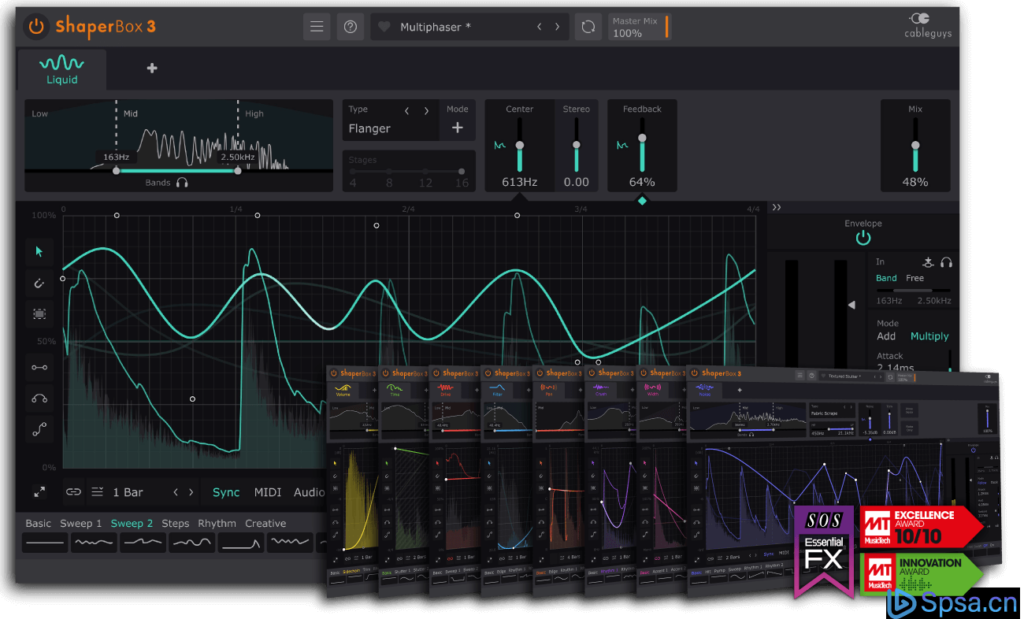  整形器插件包 Cableguys.Shaperbox.3.v3.3.1-TeamCubeadooby WIN-YU158-音频制作系统办公资源