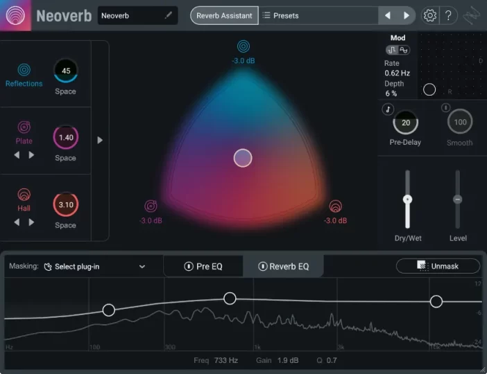 iZotope Neoverb Pro v1.3.0 混响音频插件-YU158-音频制作系统办公资源