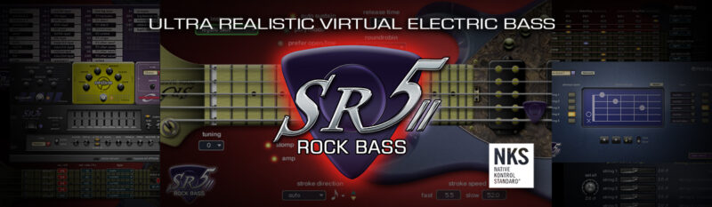 顶级摇滚贝斯音源 Prominy SR5 Rock Bass 2 v2.01 KONTAKT-YU158-音频制作系统办公资源