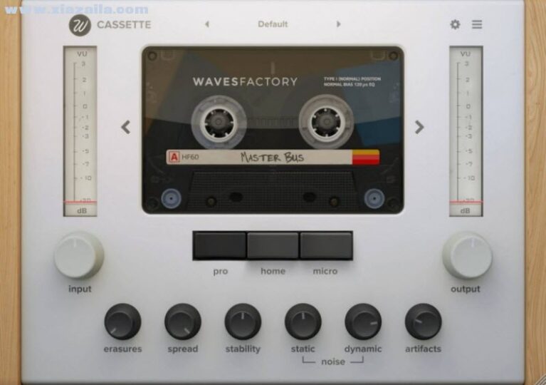 磁带饱和效果器 Wavesfactory Cassette v1.0.6 WIN-YU158-音频制作系统办公资源