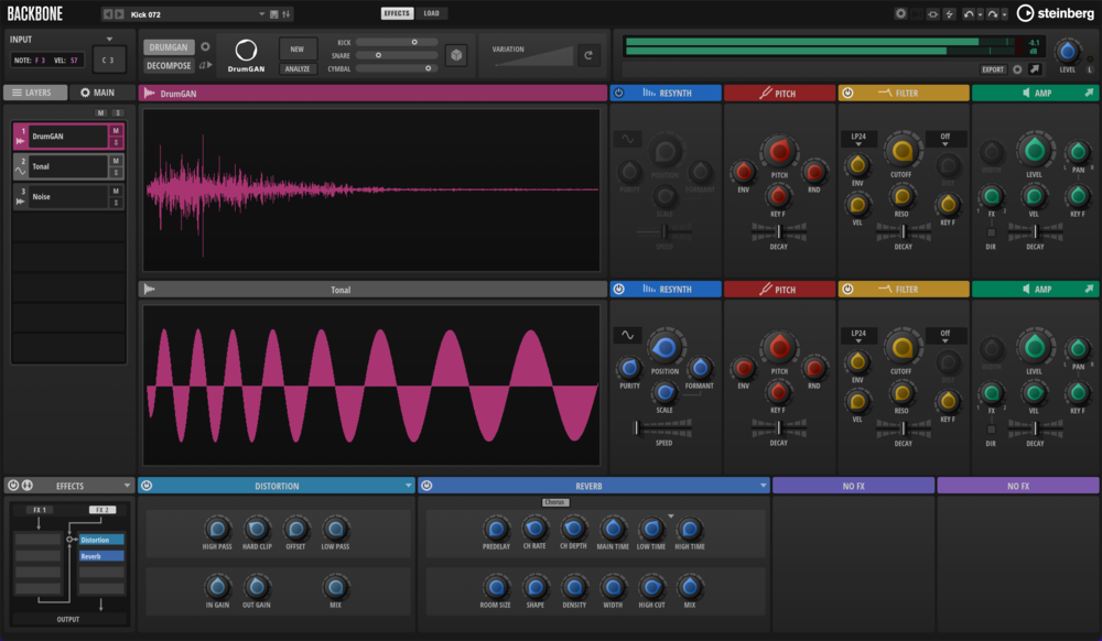 现代鼓点音色 Steinberg Backbone v1.5 WIN & macOS（含Content）-YU158-音频制作系统办公资源