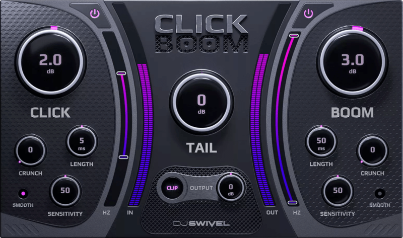 瞬态整形器 DJ Swivel Click Boom v1.0 REPACK WiN-YU158-音频制作系统办公资源