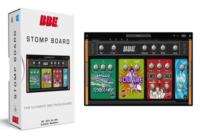 踏板集成放大器插件包 BBE Sound Stomp Board v1.4.0 WiN R2R-YU158-音频制作系统办公资源