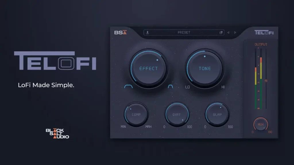 LoFi效果器 Black Salt Audio Telofi v1.0.5 WIN-YU158-音频制作系统办公资源