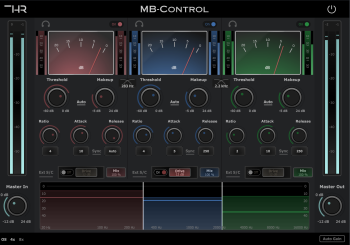 零延迟专业级多段压缩器 THR MB Control v1.0.0 WiN-YU158-音频制作系统办公资源