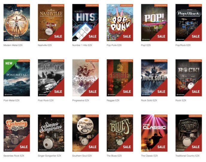 鼓王音色库终极收藏版 Toontrack EZdrummer v3.0.5 WIN/MAC(含完整免安装音色库+完整MIDI包+安装教程)-YU158-音频制作系统办公资源