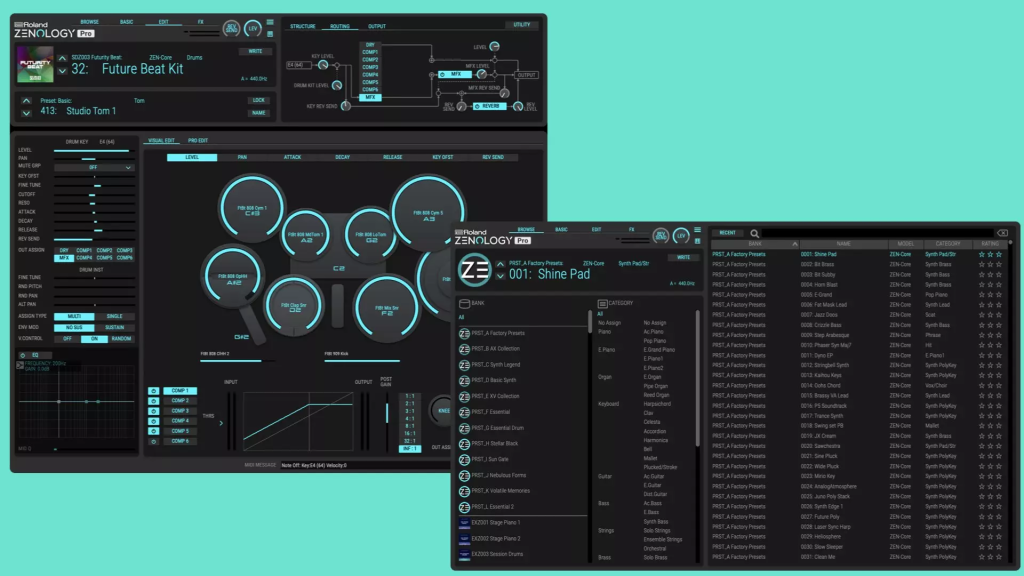 罗兰云超级合成器2代 Roland Cloud ZENOLOGY Pro v2.0.1 WIN（含音色库ZENOLOGY Content 2023）-YU158-音频制作系统办公资源