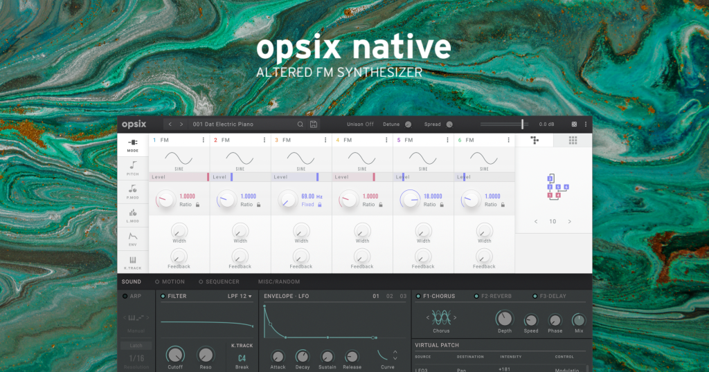 音频数字合成器 KORG Opsix Native v1.0.9 WIN/MAC-YU158-音频制作系统办公资源