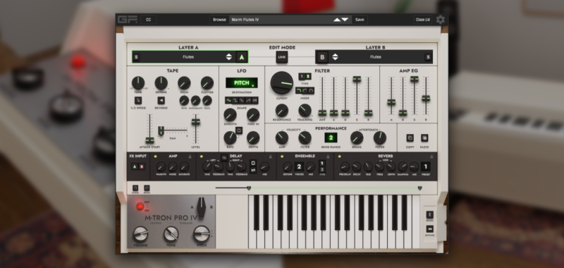 经典合成器 GForce Software M-Tron Pro IV v1.0.0 WiN-YU158-音频制作系统办公资源