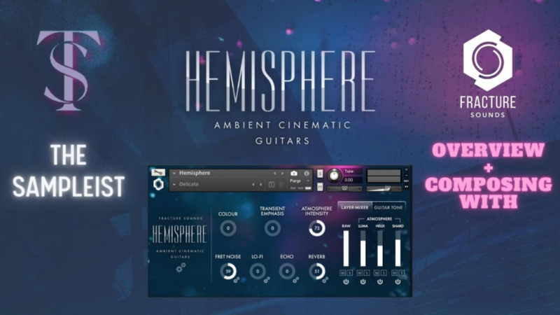 氛围电吉他音色库 Fracture Sounds Hemisphere Guitars KONTAKT-YU158-音频制作系统办公资源