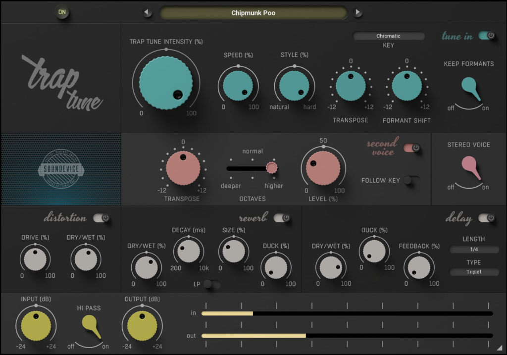 自动和声变声插件 Soundevice Digital TrapTune v.1.2.0 WiN/MAC-YU158-音频制作系统办公资源