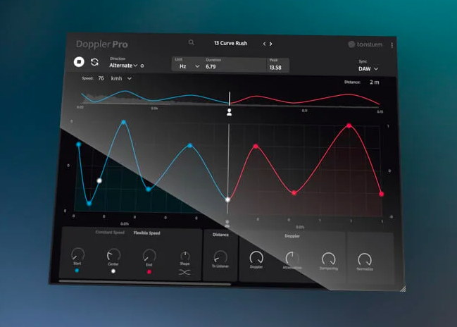 高级多普勒效果器 Tonsturm DopplerPro v1.0.0 WiN-YU158-音频制作系统办公资源