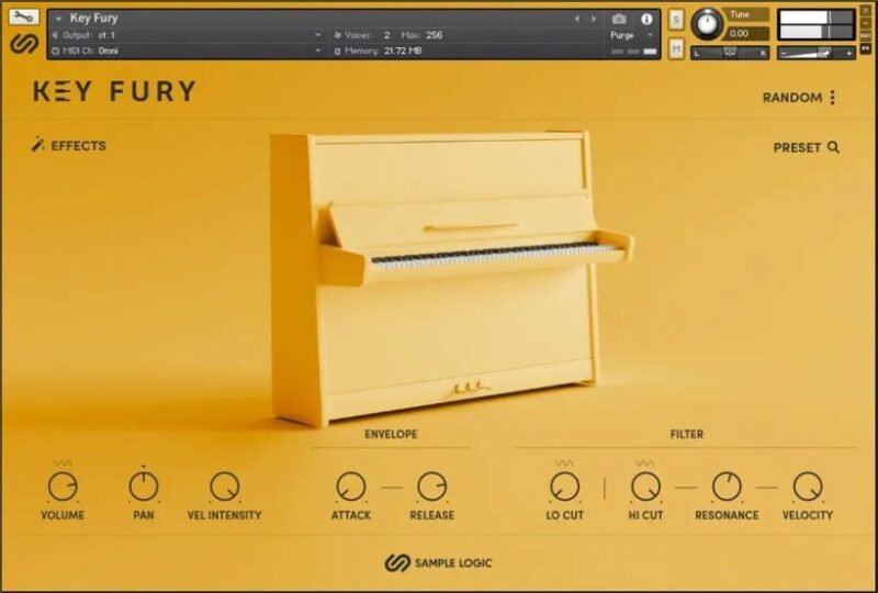 超级键盘音色库 Sample Logic Key Fury KONTAKT-YU158-音频制作系统办公资源
