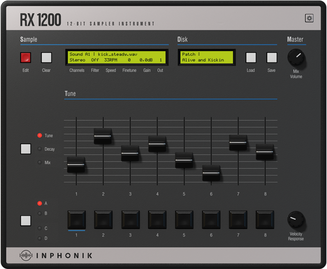 12bit传奇节拍采样器 Inphonik RX1200 v1.0.1 WIN&MAC&LiNUX-YU158-音频制作系统办公资源