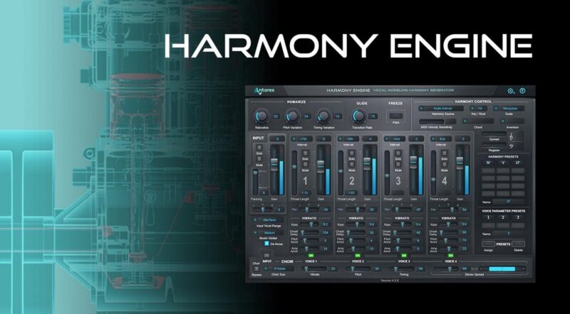 实时和声插件 Antares Harmony Engine v4.3.0 WIN-YU158-音频制作系统办公资源