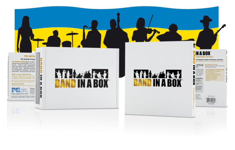 自动伴奏盒子 PG Music Band in a Box 2022 build 926 FULL WiN(含173G声音库)-YU158-音频制作系统办公资源